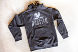 Rusty Rooster Dark Heather Gray Hoodie