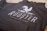 Rusty Rooster Dark Heather Gray Hoodie