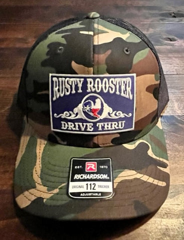OG Green Camo with Rusty Rooster Trucker Hat